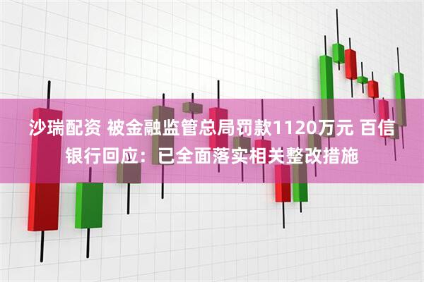 沙瑞配资 被金融监管总局罚款1120万元 百信银行回应：已全面落实相关整改措施
